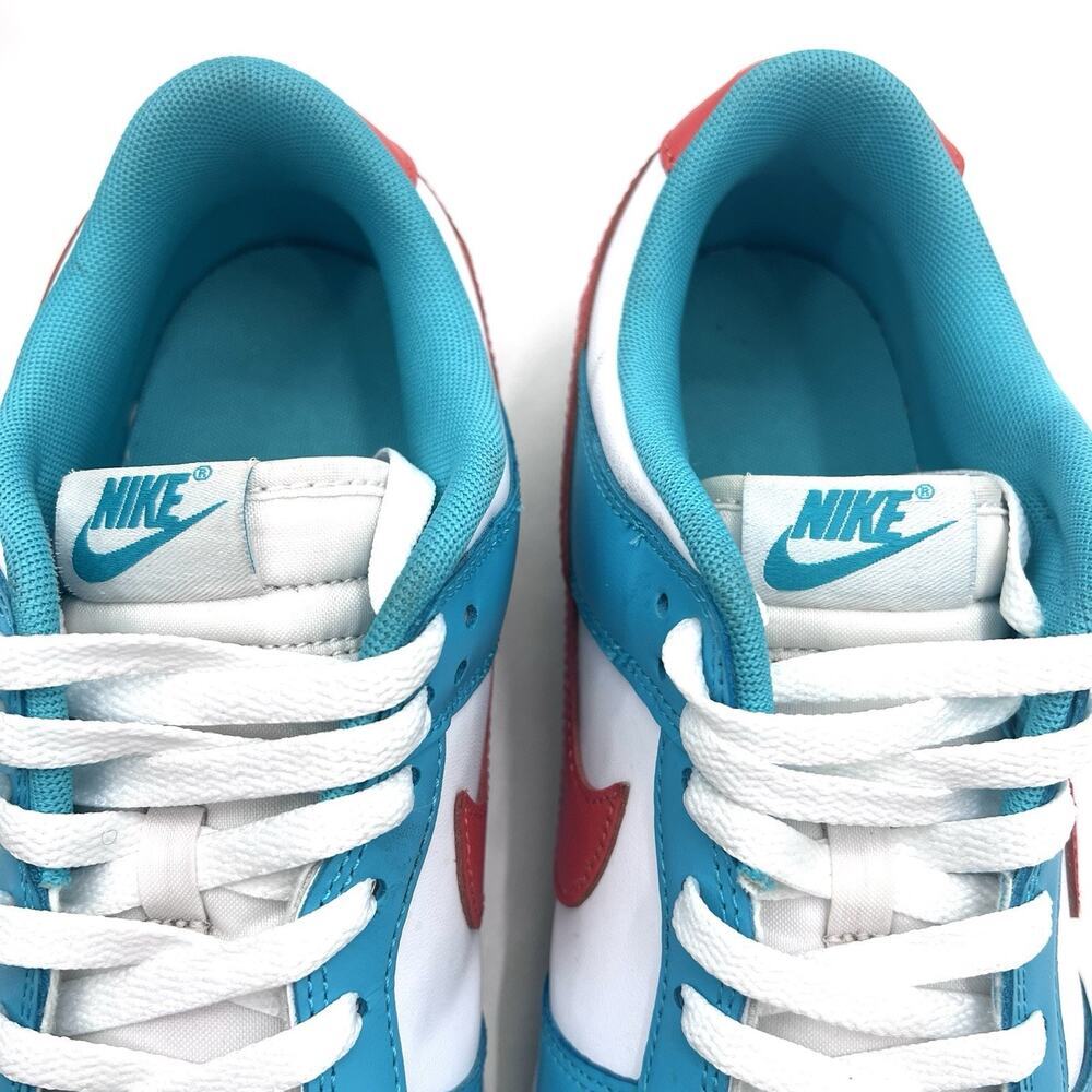 Nike Dunk Low Miami Dolphins - DV0833-102 - Mens 11.5 - Picture 8 of 13